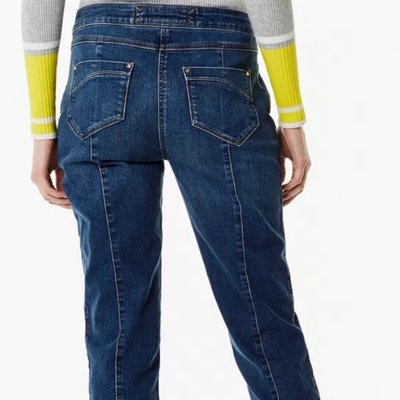 KAREN MILLEN Exposed Zip denim Jeans size US 8 - Picture 4 of 5